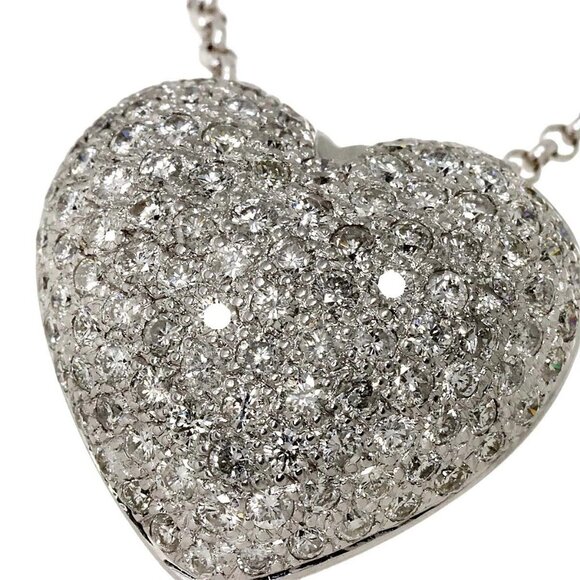 Diamond 2.00ct Necklace 18K WG White Gold 750 - Picture 3 of 7